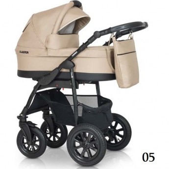 Коляска детская Verdi Babies Laser Black 3в1 цвет 5 (бежевый) Коляска детская Verdi Babies Laser Black 3в1 цвет 5 (бежевый)