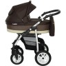 Коляска VERDI Laser 3 в 1, коричневый с бежевой полосой Коляска VERDI Laser 3 в 1, коричневый с бежевой полосой