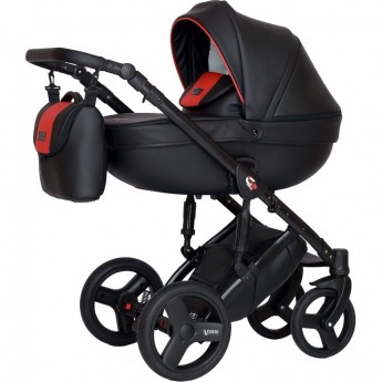 Коляска VERDI Mirage Limited 3 в 1, черный с красным Коляска VERDI Mirage Limited 3 в 1, черный с красным