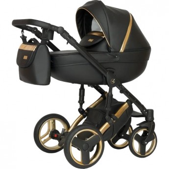 Коляска VERDI Mirage Limited 3 в 1, черный с золотом Коляска VERDI Mirage Limited 3 в 1, черный с золотом